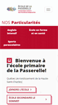 Mobile Screenshot of passerelle.csdps.qc.ca