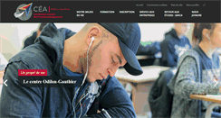 Desktop Screenshot of odilongauthier.csdps.qc.ca